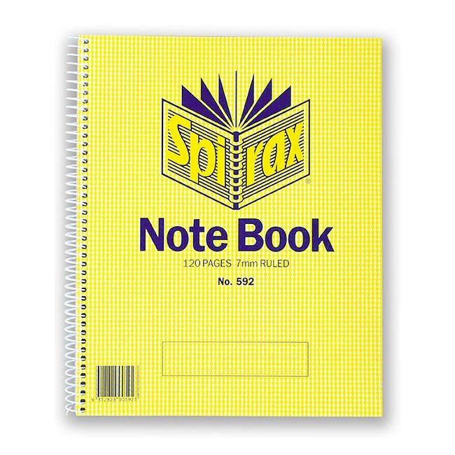 Spirax 592 notebook 222x178mm 120 page s/o-Officecentre