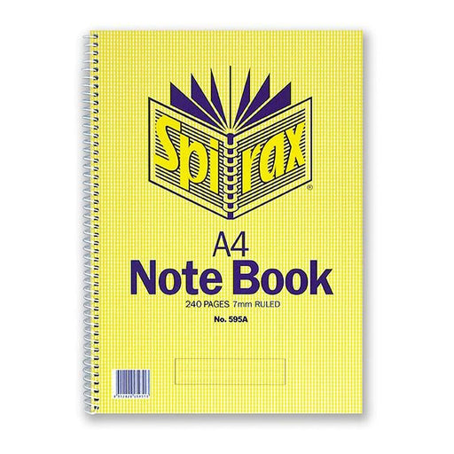 Spirax 595a notebook a4 240 page s/o-Officecentre