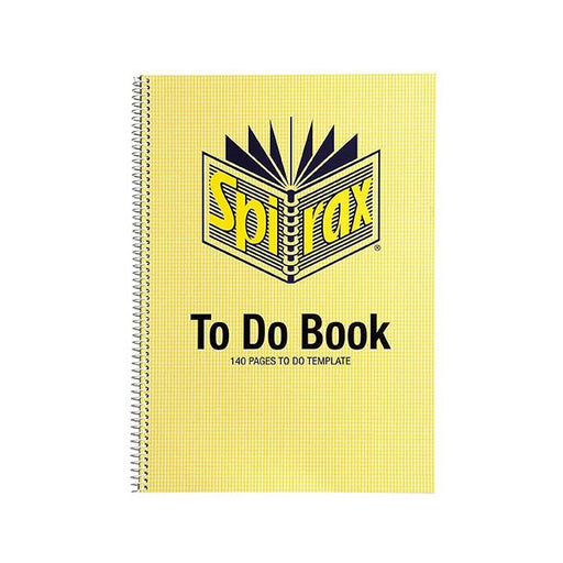 Spirax 706 to do book a4 140 page-Officecentre