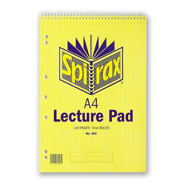 Spirax 905 lecture book a4 140 page t/o-Officecentre