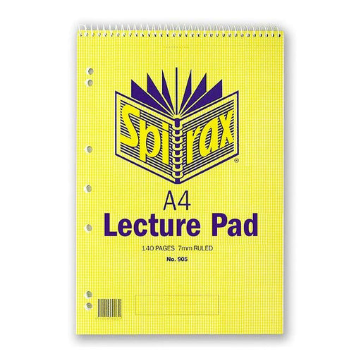 Spirax 905 lecture book a4 140 page t/o-Officecentre
