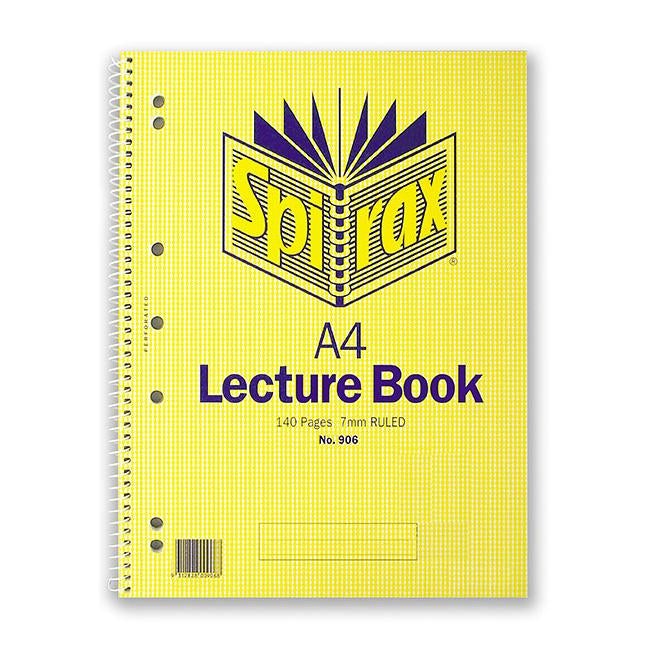Spirax 906 lecture book a4 140 pages s/o-Officecentre