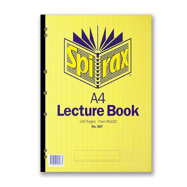 Spirax 907 lecture pad a4 140 page s/o-Officecentre
