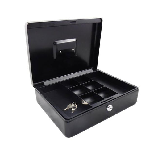 SR Cash Box 12 inch Black-Officecentre