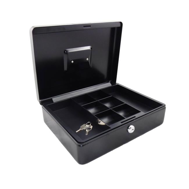 SR Cash Box 12 inch Black-Officecentre