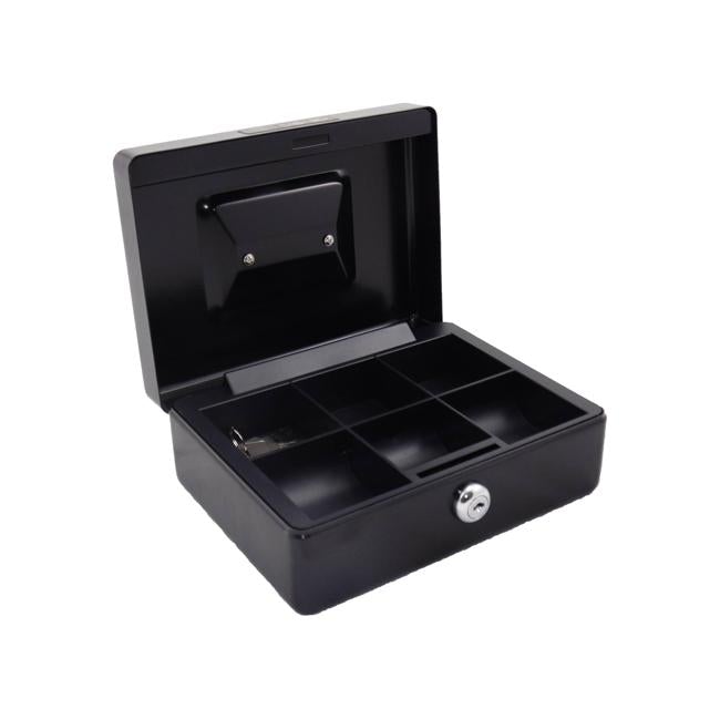 SR Cash Box 8 inch Black-Officecentre