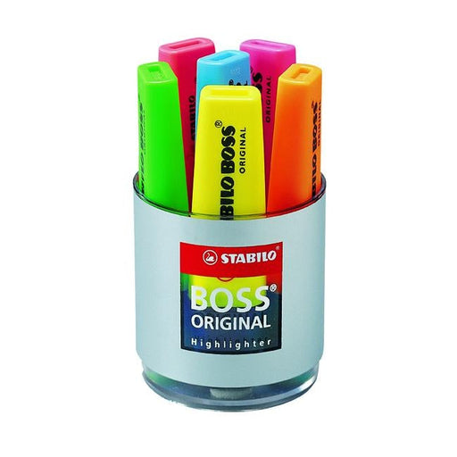 Stabilo boss highlighter cup of 6-Officecentre