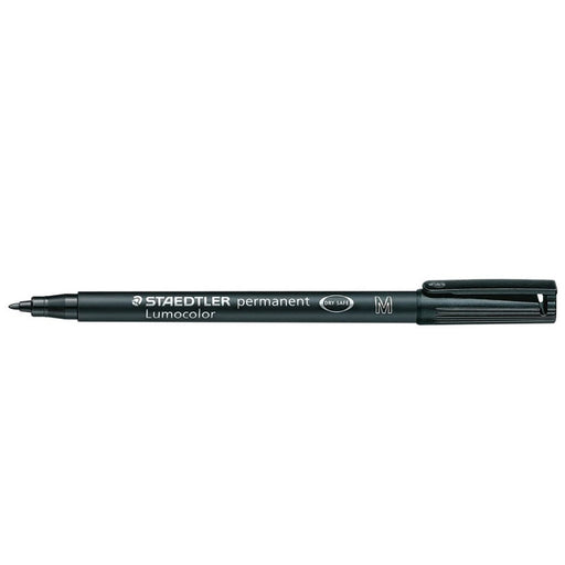 Staedtler Lumocolor 317 Black Permanent Pen Medium Tip-Officecentre