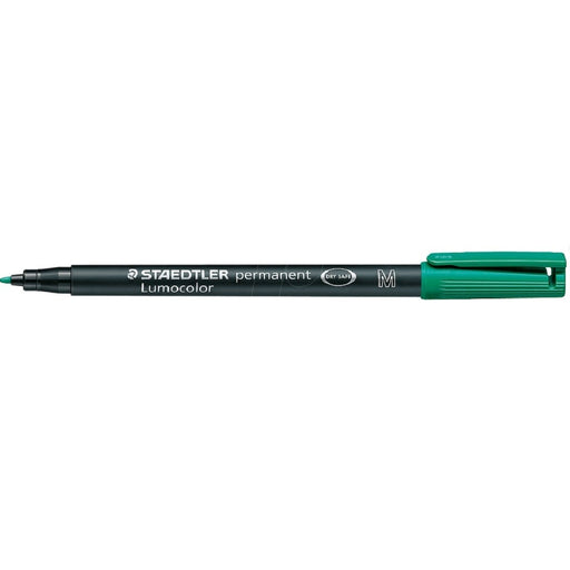 Staedtler Lumocolor 317 Green Permanent Pen Medium Tip-Officecentre