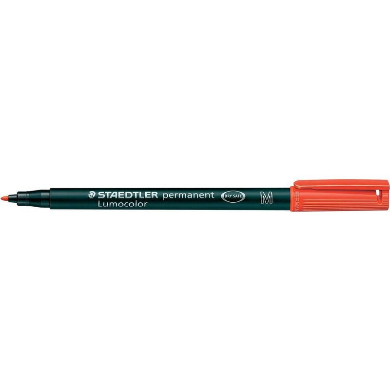 Staedtler Lumocolor 317 Red Permanent Pen Medium Tip-Officecentre
