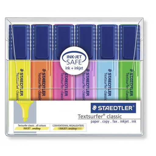 Staedtler Textsurfer Classic Highlighter Assorted Pack 6-Officecentre