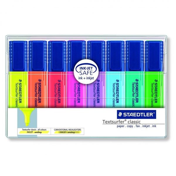 Staedtler Textsurfer Classic Highlighter Assorted Pack 8-Officecentre