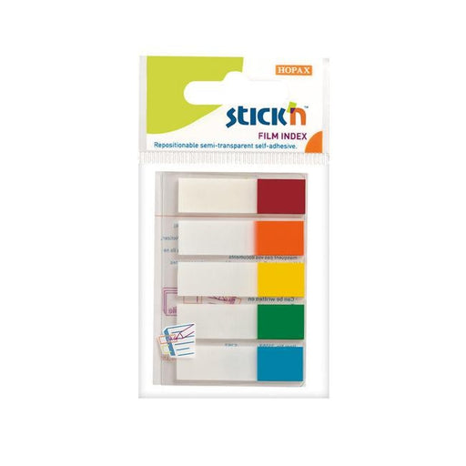 Stick’n Film Index Flags Neon Tips 45x12mm 100 Flags 5 Col-Officecentre