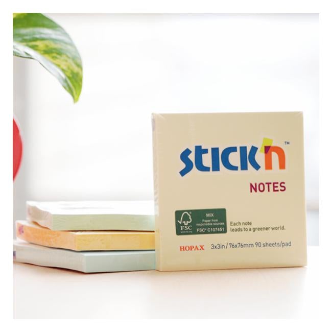 Stick'n FSC Note 76x127mm 90 Sheets Yellow-Officecentre