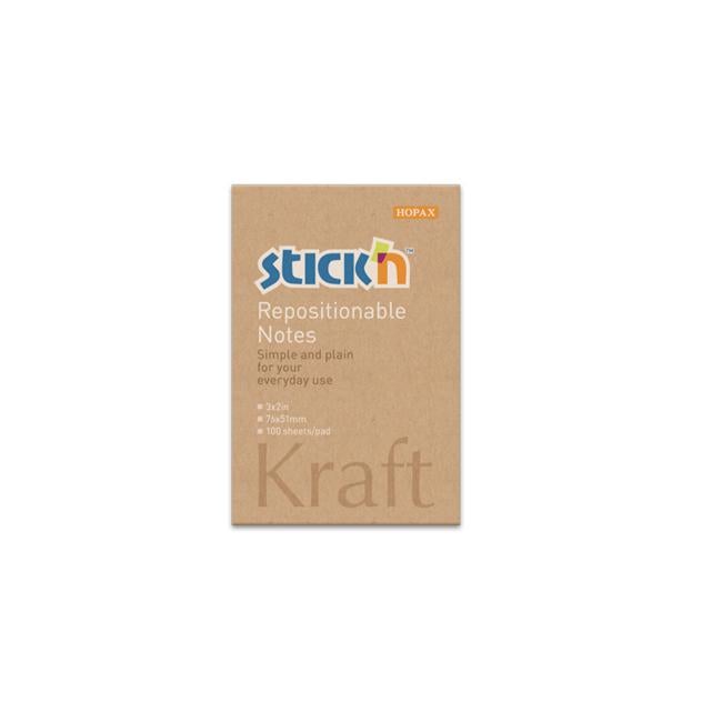 Stick’n Note 76x50mm 100 Sheet Kraft-Officecentre