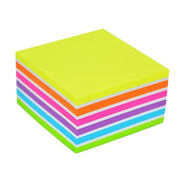 Stick'n Note Cube 76x76mm 400 Sheets Neon Pastel Mix-Officecentre