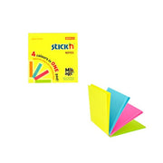 Stick’n Notes Magic Pad Neon 76x76mm 100 Sheets 4 Colours-Officecentre