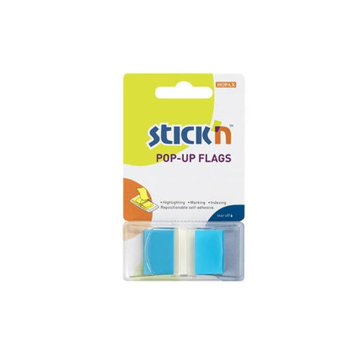 Stick’n Pop Up Flags 45x25mm 50 Sheets Blue-Officecentre