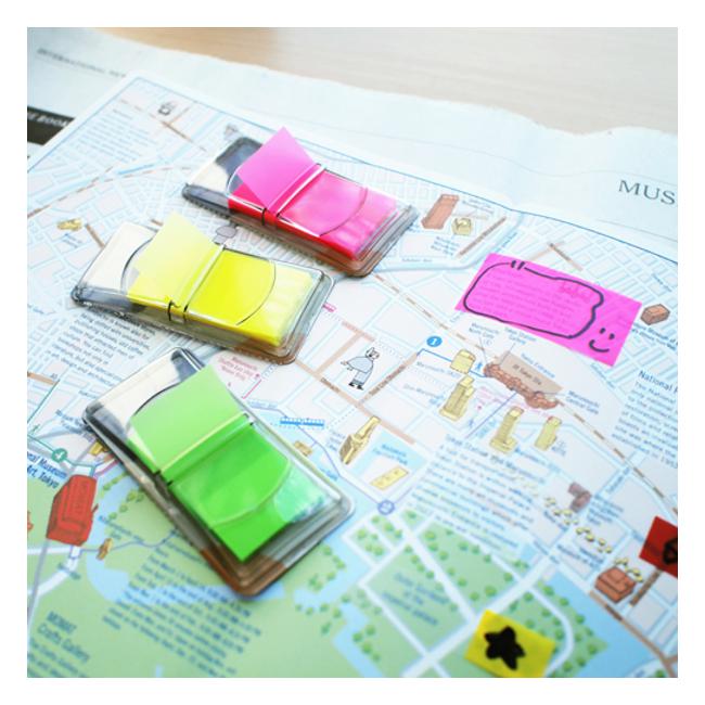 Stick'n Pop Up Flags 45x25mm 50 Sheets Orange-Officecentre