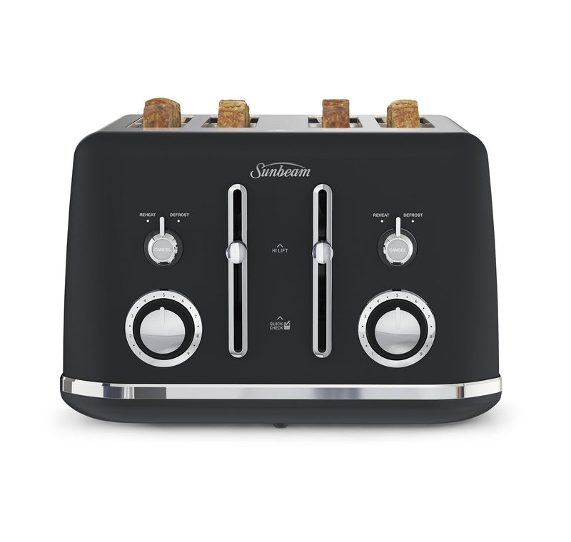 Sunbeam Alinea Collection 4 Slice Toaster Dark Canyon - Folders