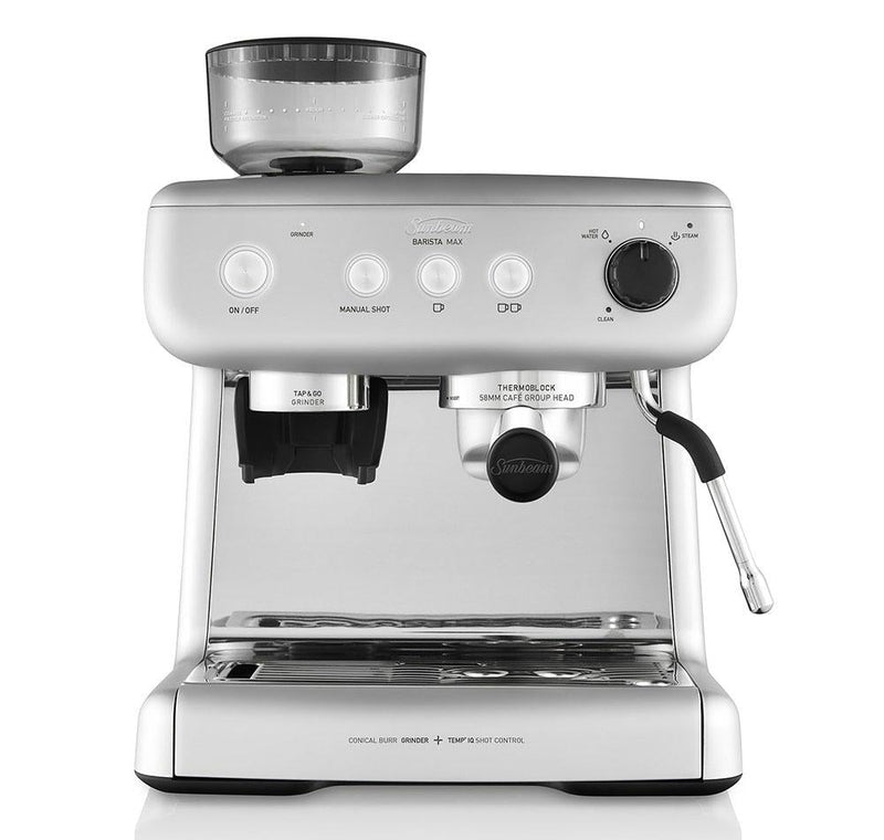 Sunbeam Barista Max Espresso Machine Silver EM5300-Officecentre