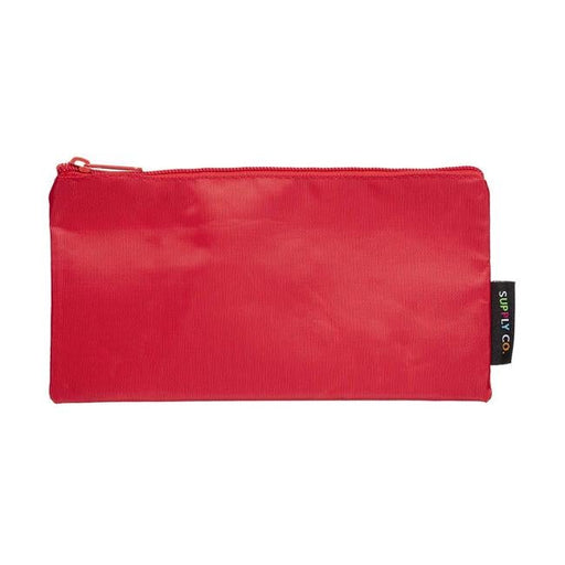 Supply Co Pencil Case Flat Red 21x11cm-Officecentre