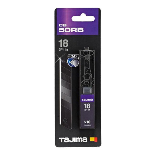 Tajima Blades CB50RB 10/Pkt RAZAR BLACK-Officecentre