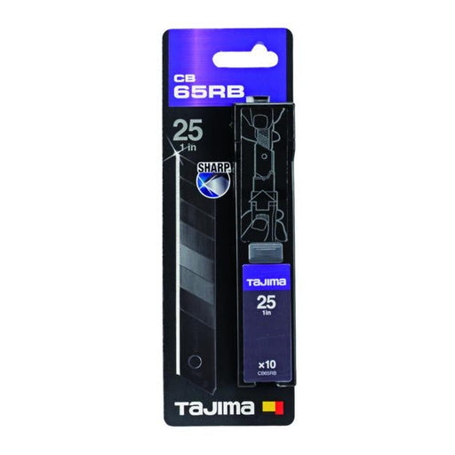 Tajima Blades CB65RB 10/Pkt RAZAR BLACK-Officecentre