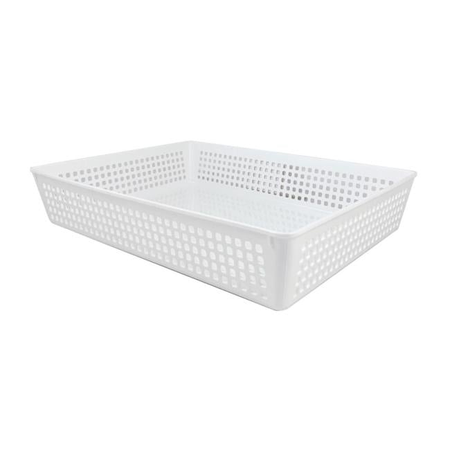 Taurus Large Basket Tray White-Officecentre