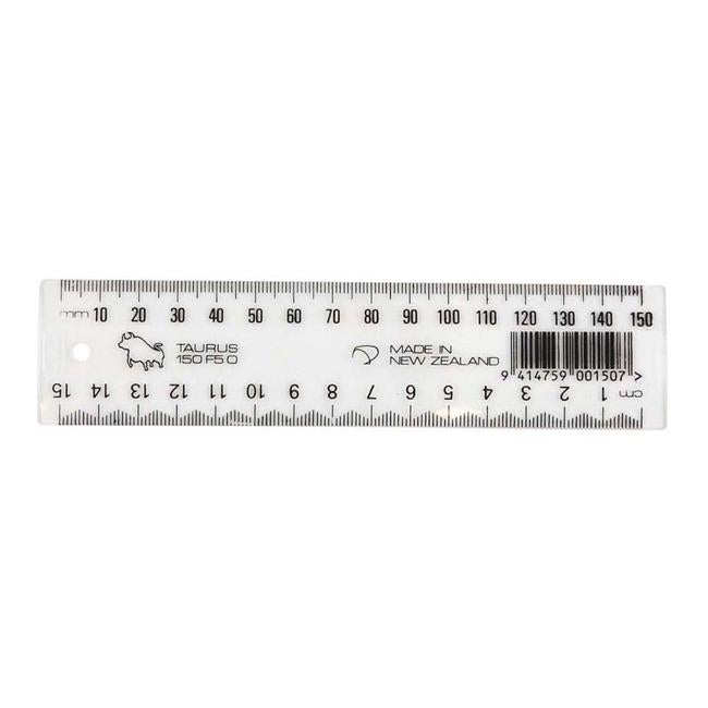 Taurus Ruler 150mm Clear-Officecentre