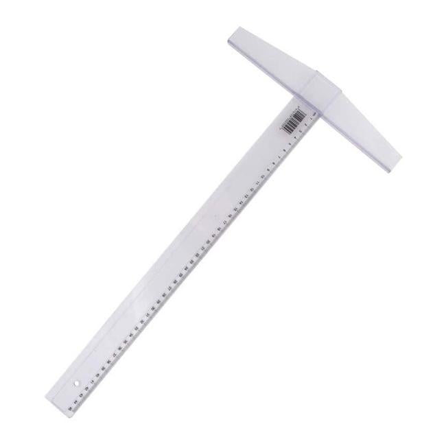 Taurus Tee Square 500mm Clear — Officecentre