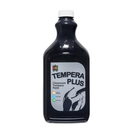Tempera Plus Classroom Paint 2l Black-Officecentre