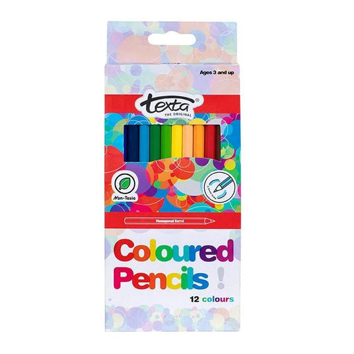 Texta coloured pencils box 12-Officecentre