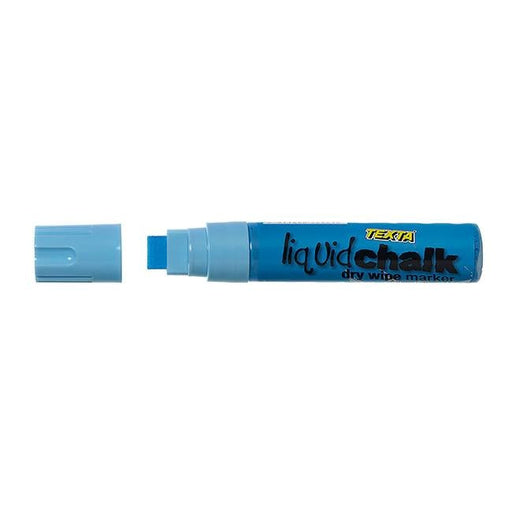 Texta liquid chalk marker dry wipe blue-Officecentre