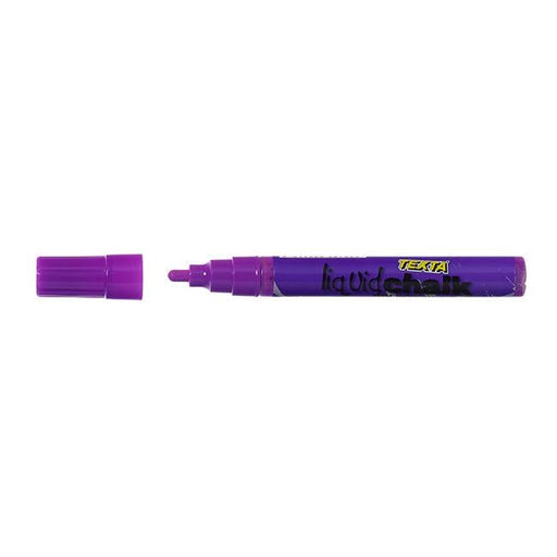 Texta liquid chalk marker dry wipe purple-Officecentre