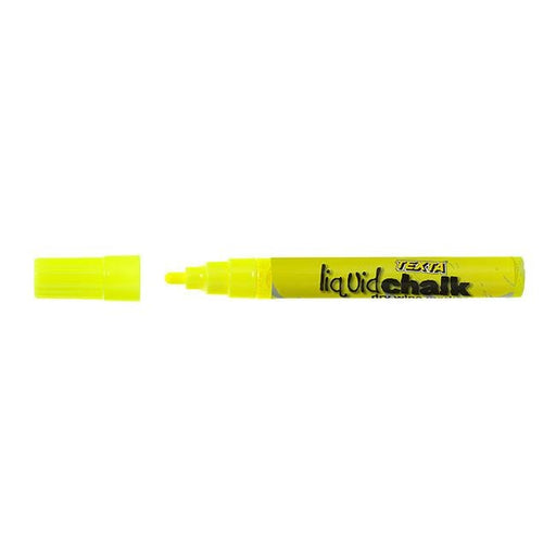 Texta liquid chalk marker dry wipe yellow-Officecentre