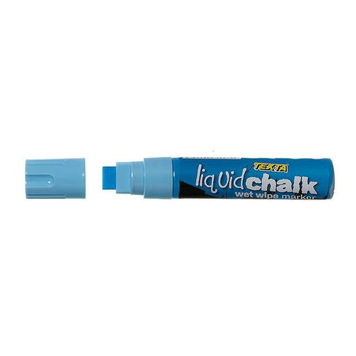 Texta liquid chalk marker wet wipe blue-Officecentre