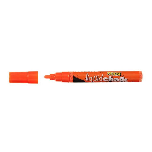 Texta liquid chalk marker wet wipe orange-Officecentre