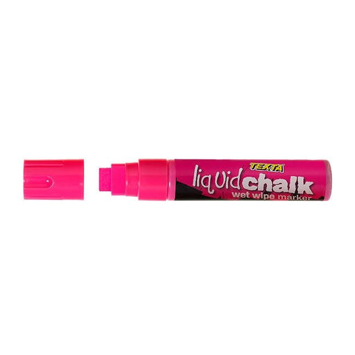Texta liquid chalk marker wet wipe pink-Officecentre