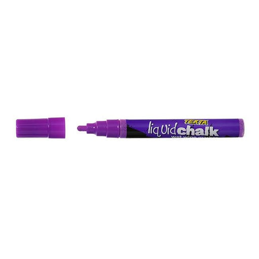 Texta liquid chalk marker wet wipe purple-Officecentre