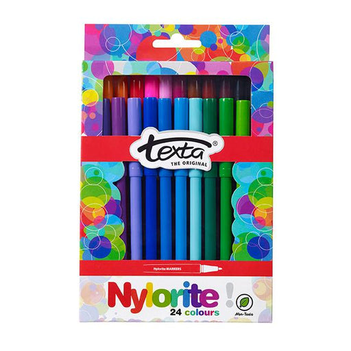 Texta nylorite colouring marker pk24-Officecentre
