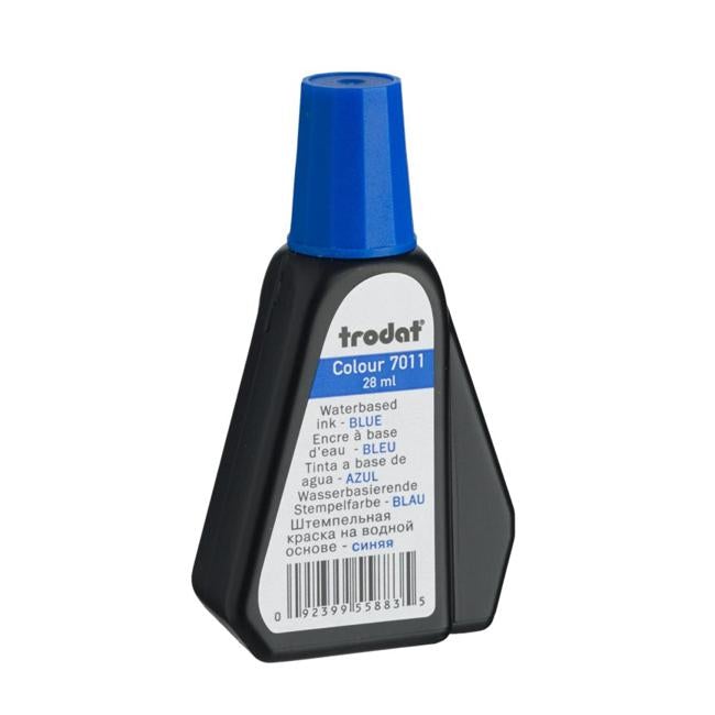 Trodat Rubber Stamp Ink 28ml 7011 Blue-Officecentre