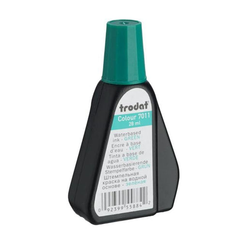 Trodat Rubber Stamp Ink 28ml 7011 Green-Officecentre