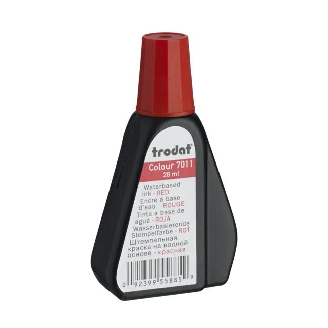 Trodat Rubber Stamp Ink 28ml 7011 Red-Officecentre