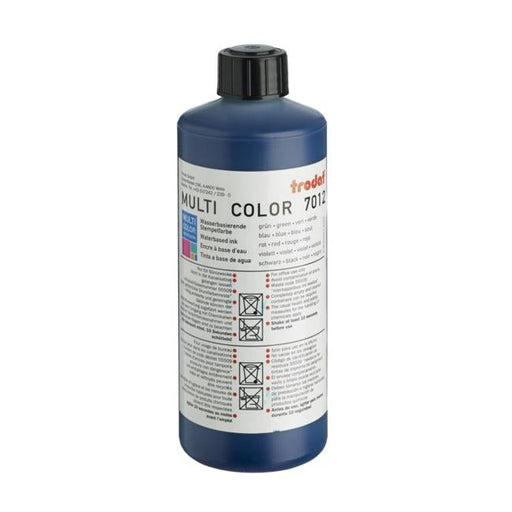Trodat Rubber Stamp Ink 500ml 7012 Blue-Officecentre