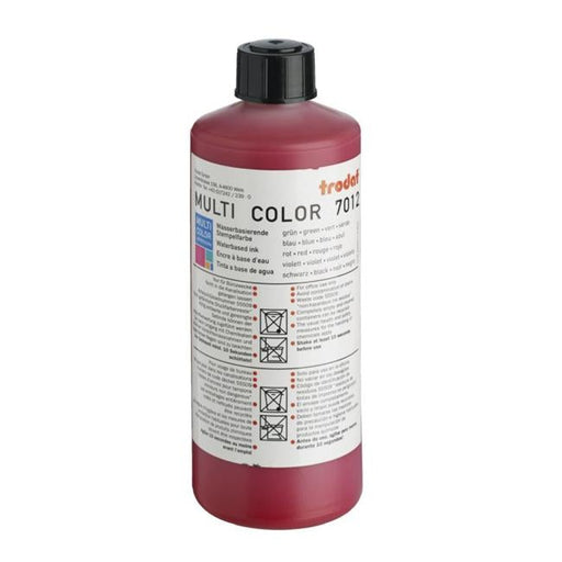 Trodat Rubber Stamp Ink 500ml 7012 Red-Officecentre