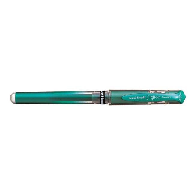 Uni-ball Signo Broad 1.0mm Capped Metallic Green UM-153-Officecentre