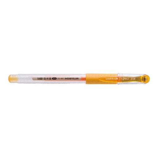 Uni-ball Signo DX 0.5mm Capped Rollerball Yellow UM-151-05-Officecentre