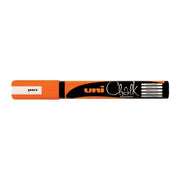 Uni Chalk Marker 1.8-2.5mm Bullet Tip Fluoro Orange PWE-5M-Officecentre