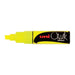 Uni Chalk Marker 8.0mm Chisel Tip Fluoro Yellow PWE-8K-Officecentre